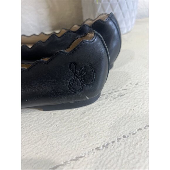 Sam Edelman Finnegan ballet flat size 8.5M Scalloped Shoe - Picture 3 of 8